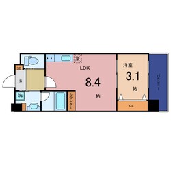 グローハイツ千林の物件間取画像